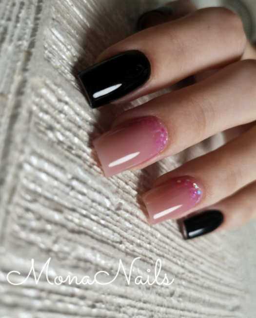 Gel polish manicure