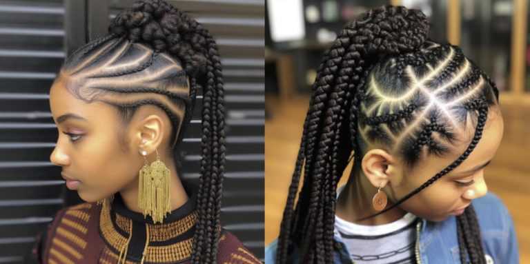 Cornrows with Natural Hair