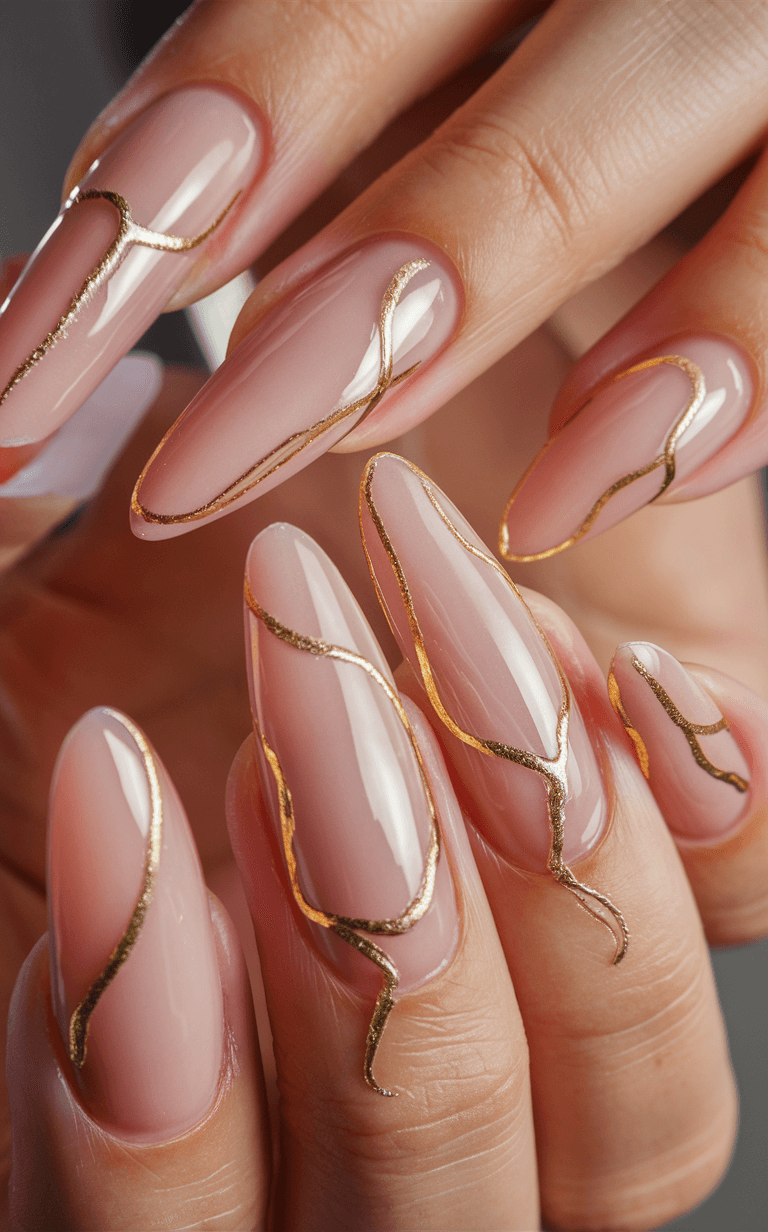 Embrace Elegance with Greek Goddess Nails Almond