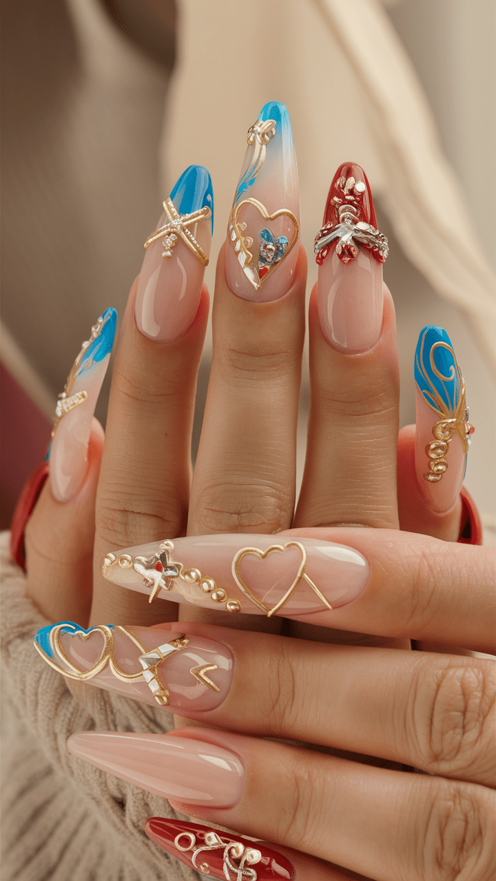 greek goddess nails