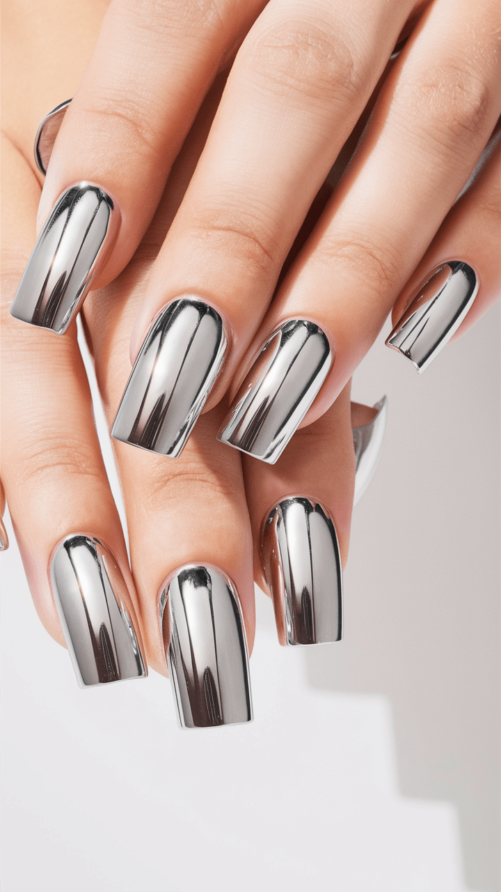 Summer 2024 Metallic Nail