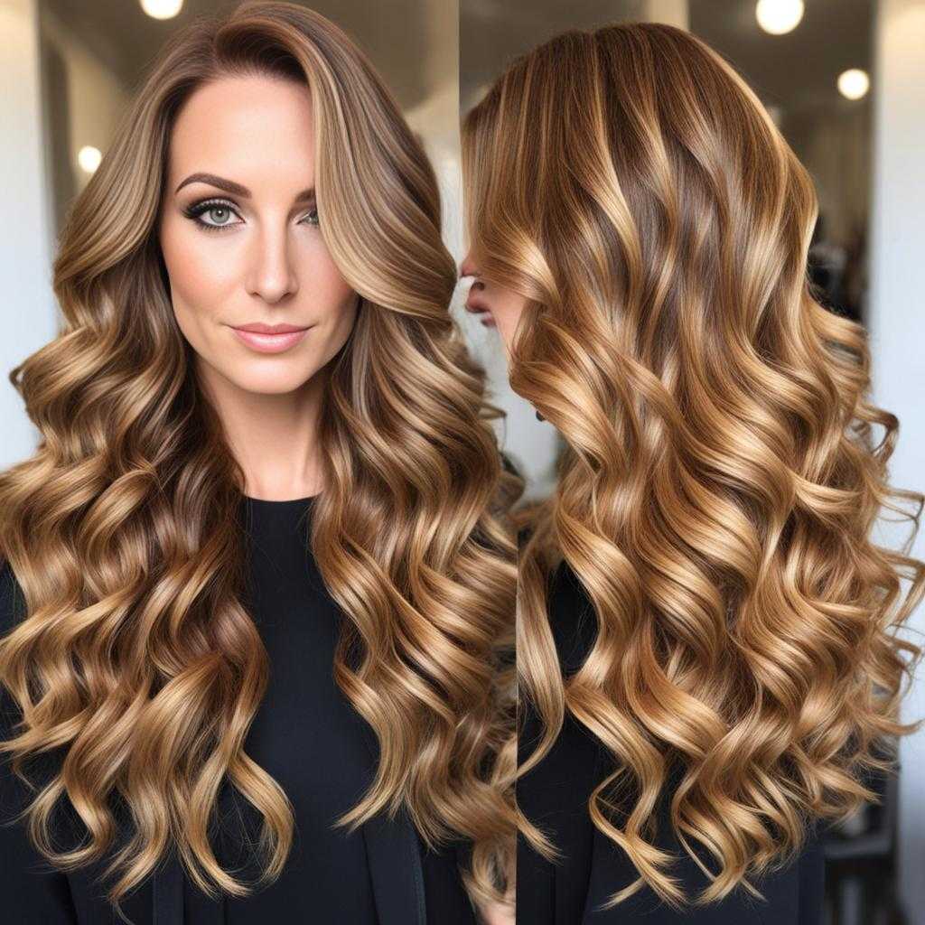 honey brown curls