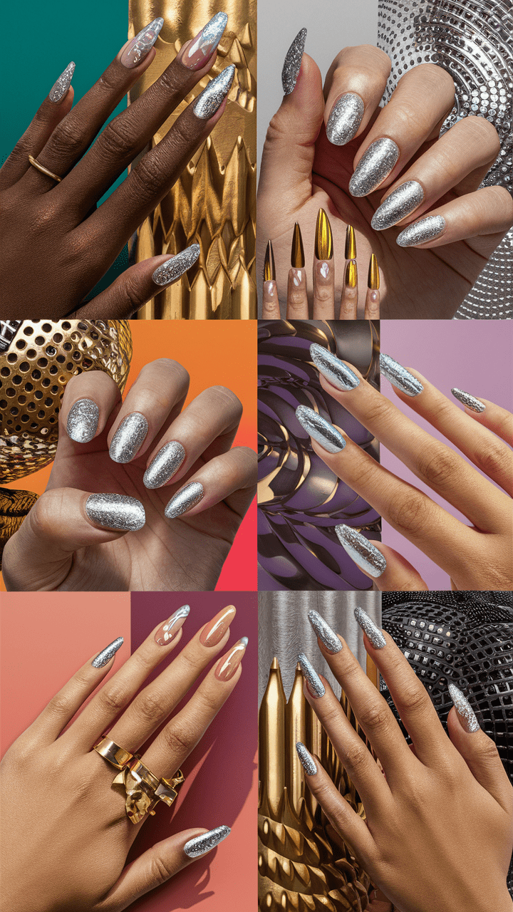 Summer 2024’s Hottest Metallic Nail Trends!