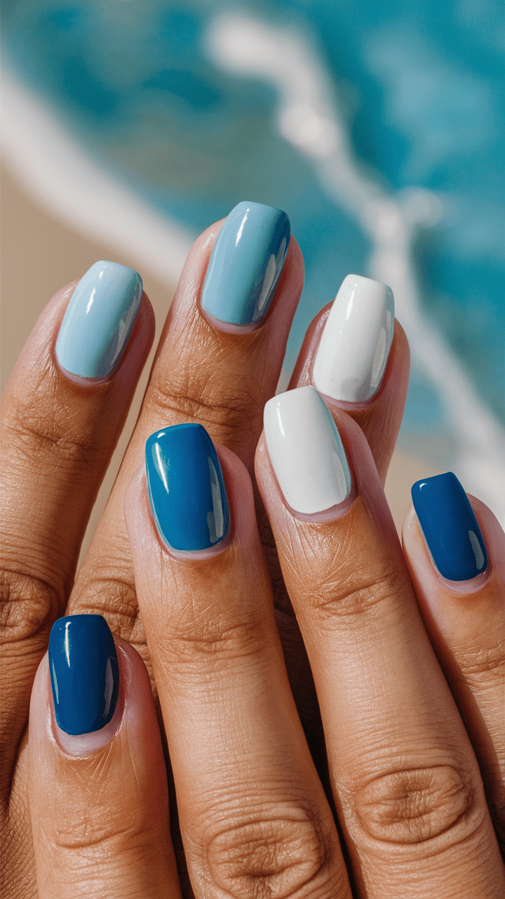 Simple Summer Nails Coffin Designs for the Perfect Look