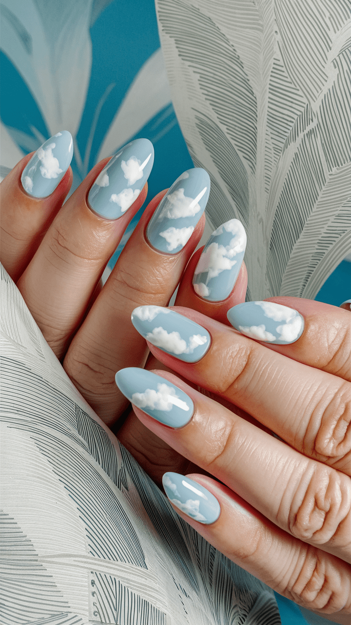 Simple Summer Nails Blue: Easy and Chic Nail Art Ideas