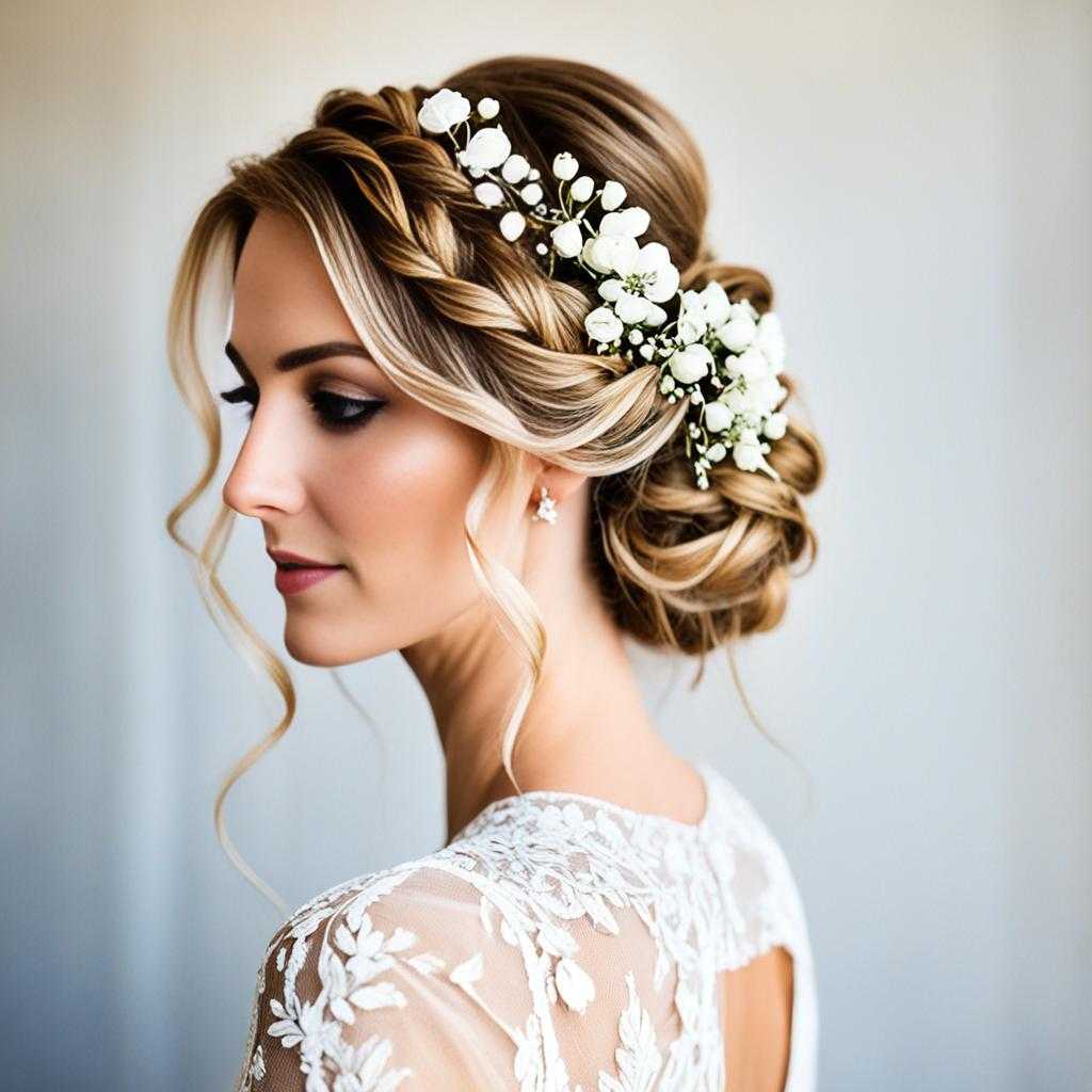 Boho wedding updos