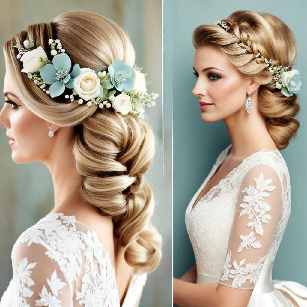 Floral hairstyles