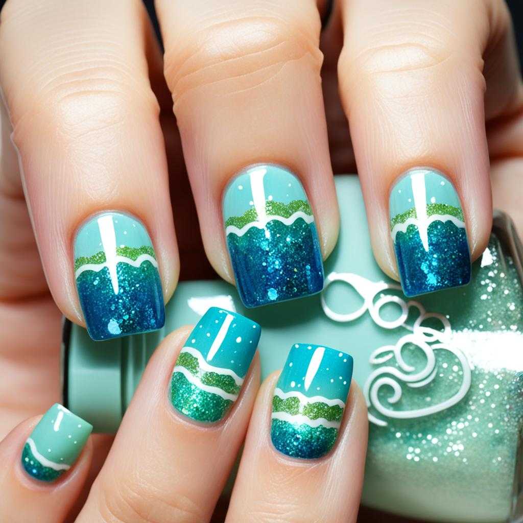 beachy nail designs