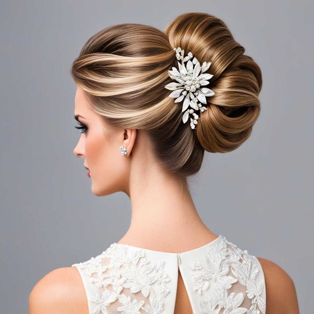 modern wedding updos