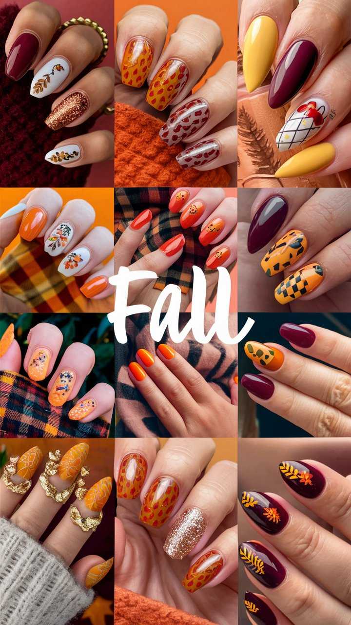 diy fall nail ideas