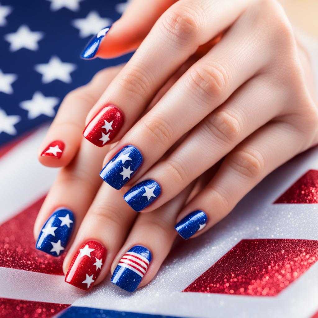 4th of july nails