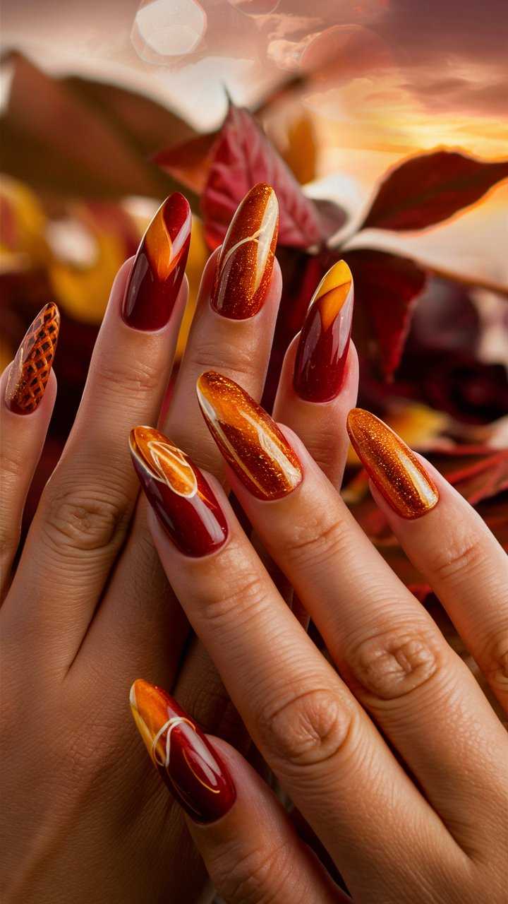 autumn nails fall