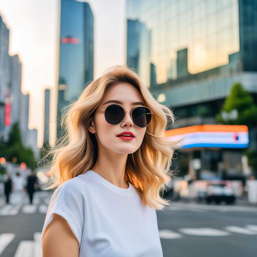 blonde hair korean