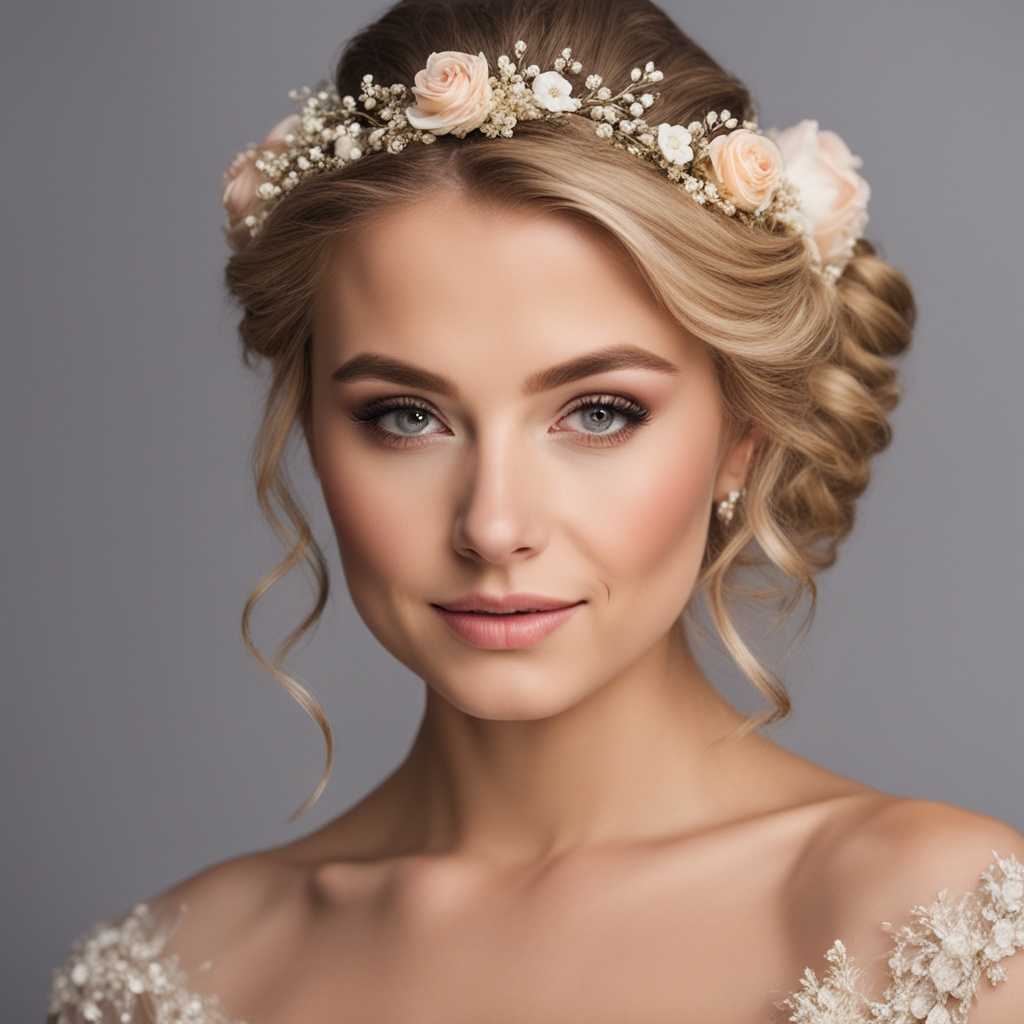 blonde prom updo