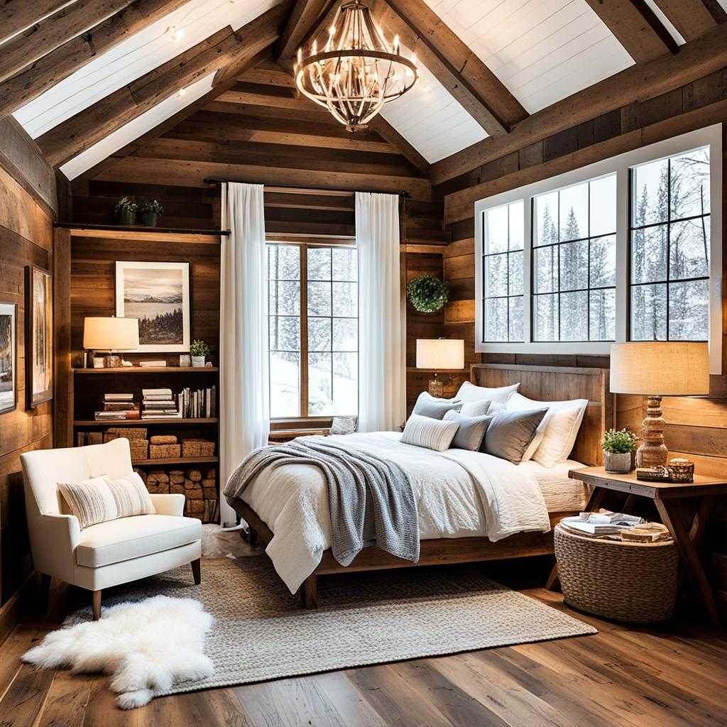 cozy rustic bedroom