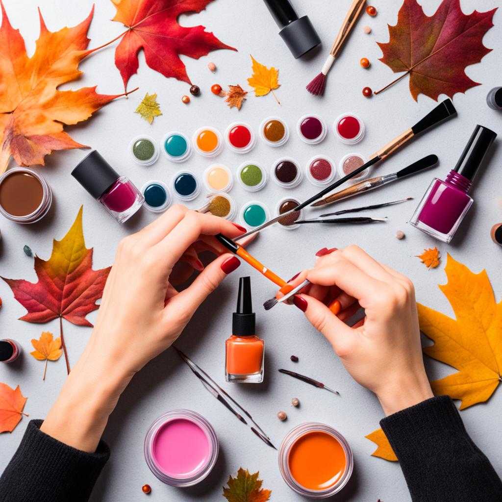 diy fall nail art