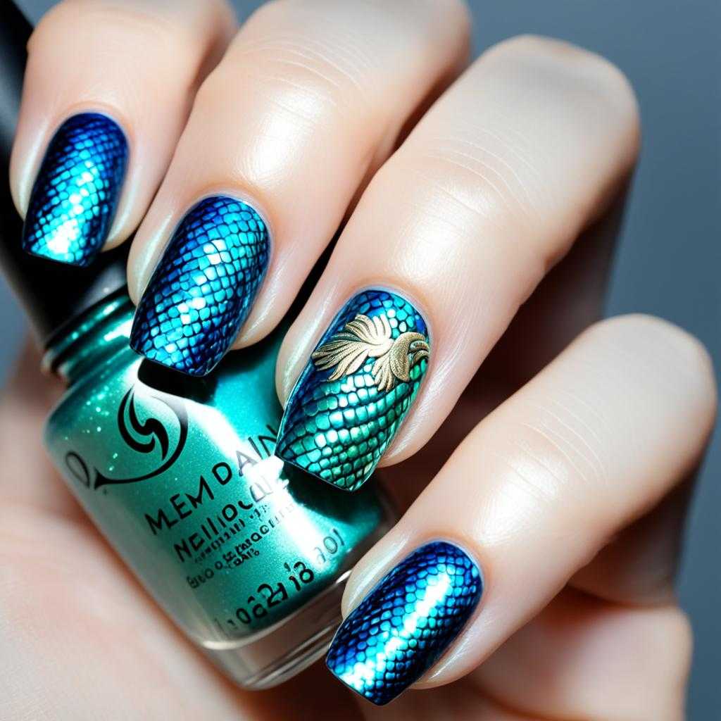 metallic nails