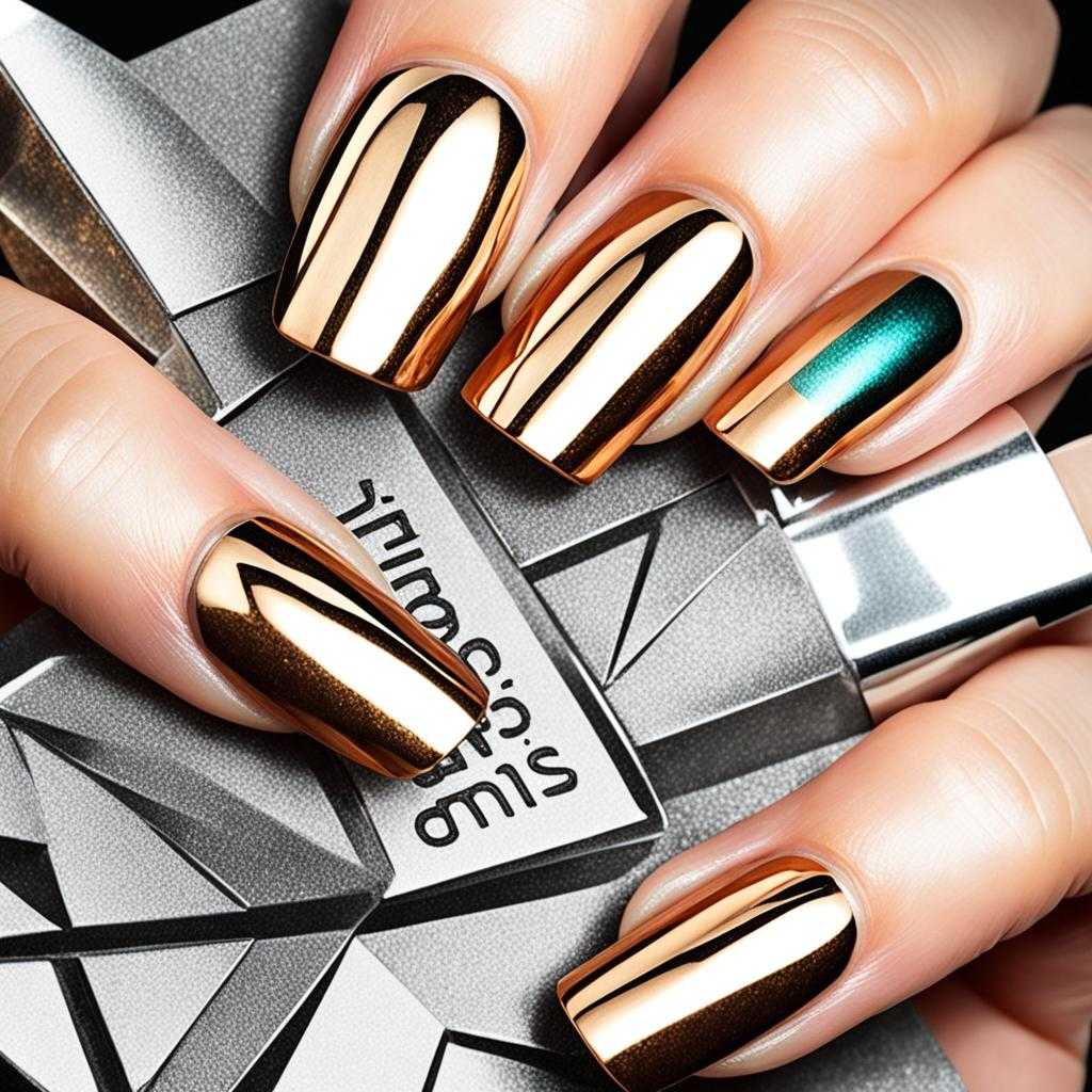 metallic nails