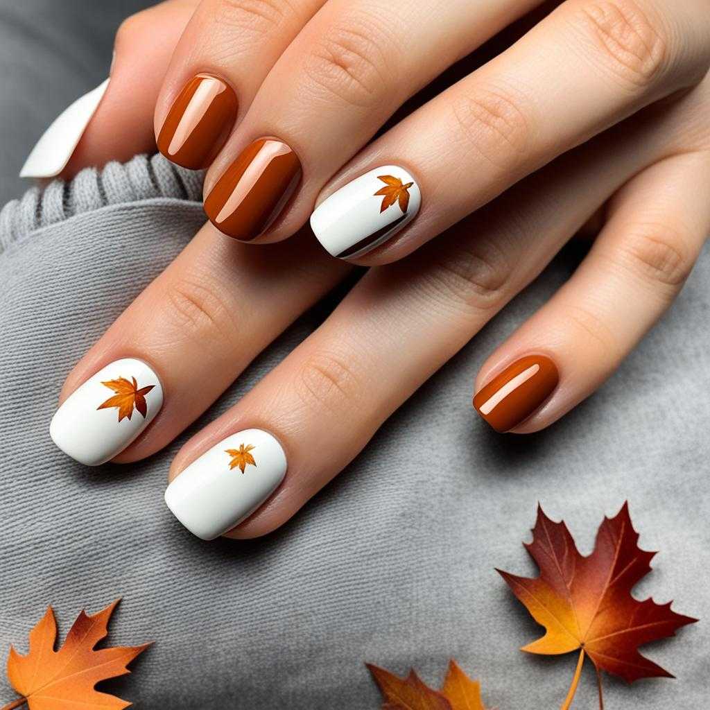 minimalist fall nail designs