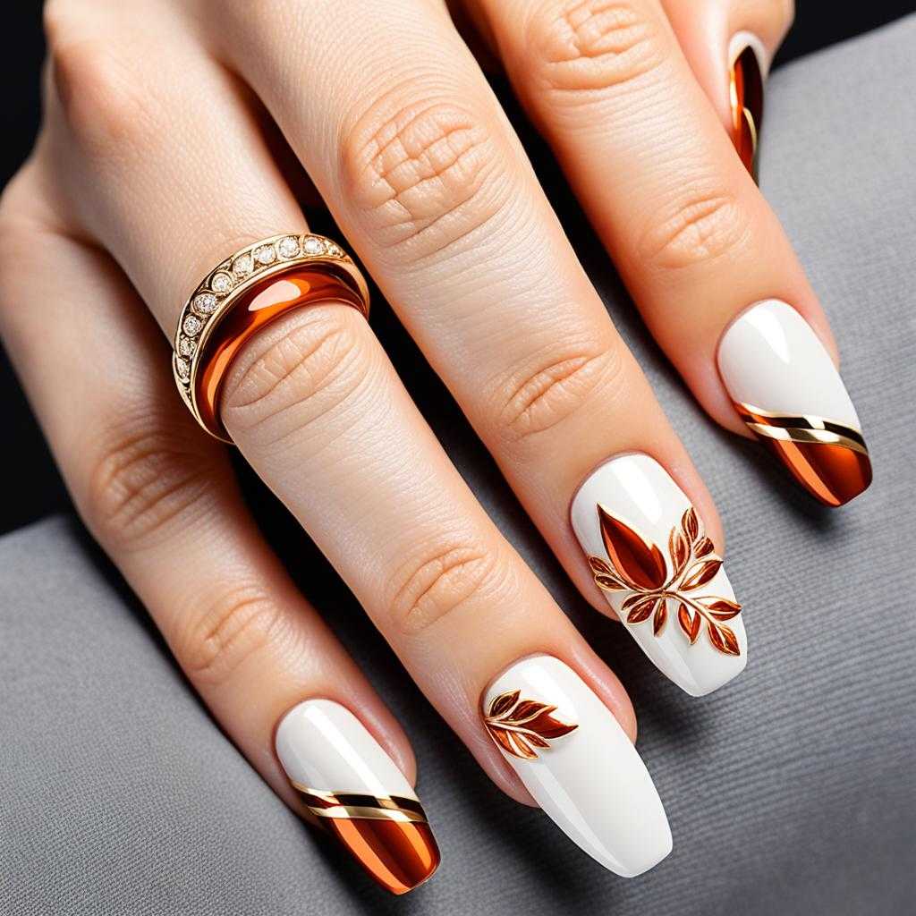 modern french manicure