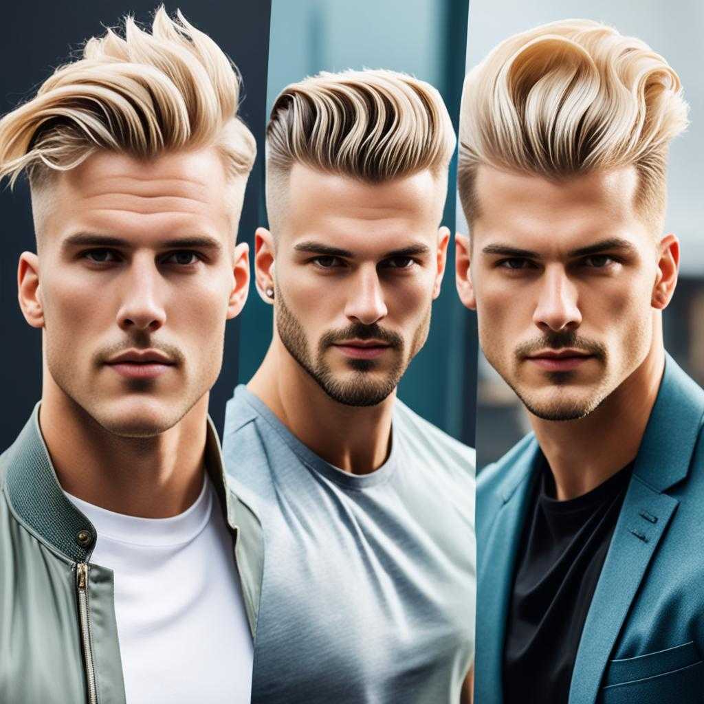 trendy hairstyles for blonde hair men