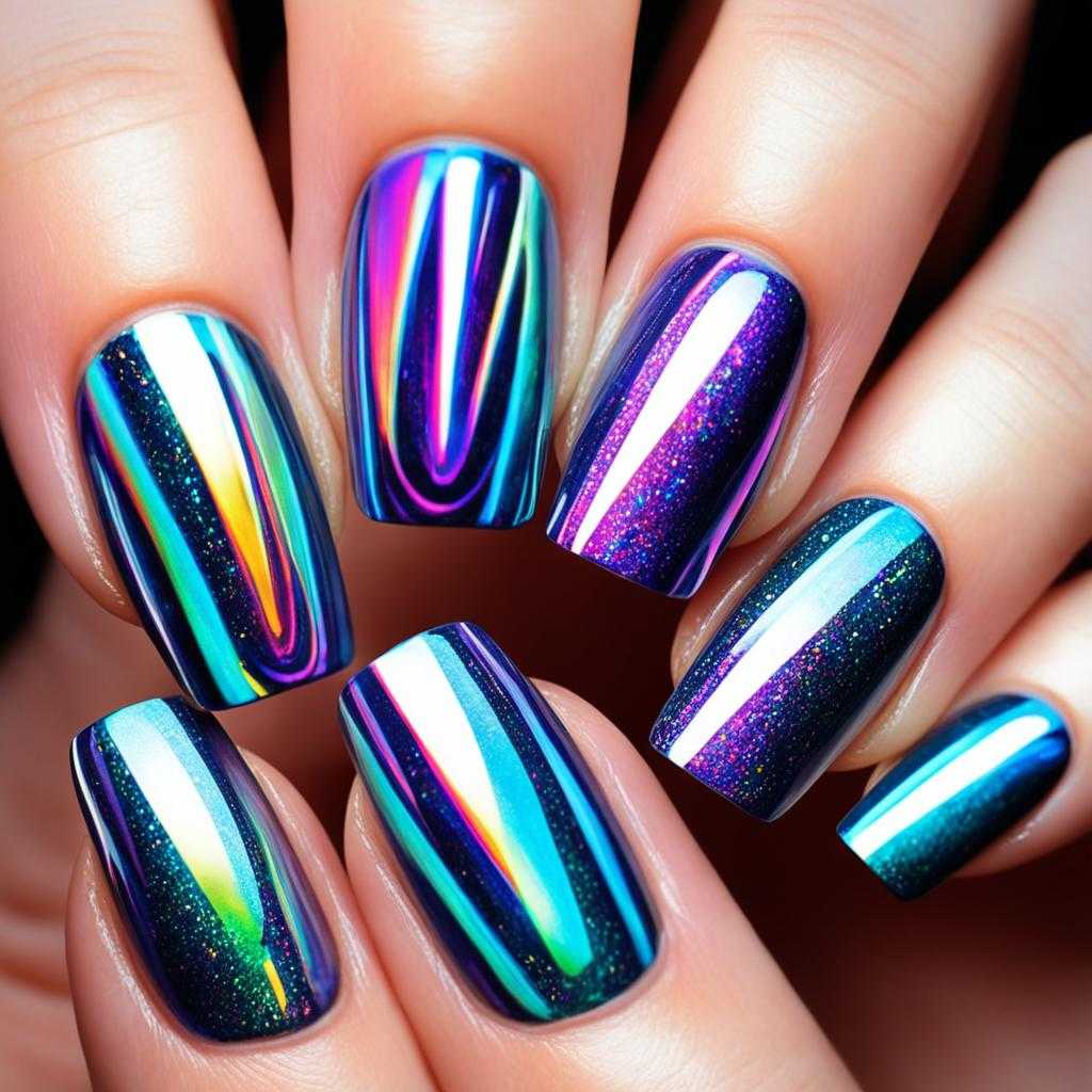 holographic nails