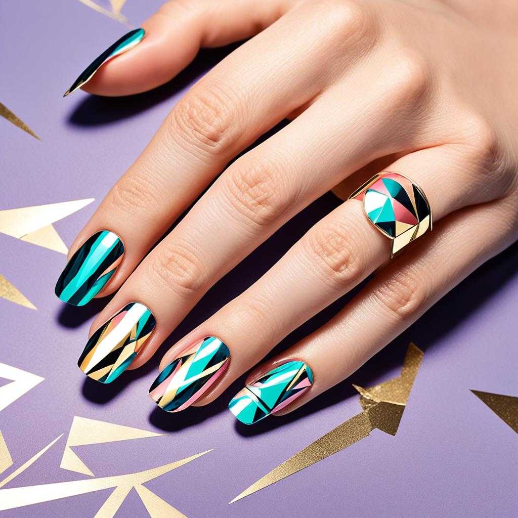 nail foil designs trends